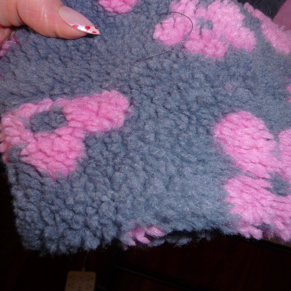 Grace & Emma - Half Zip Sherpa, Mixed Material Pu… - image 4